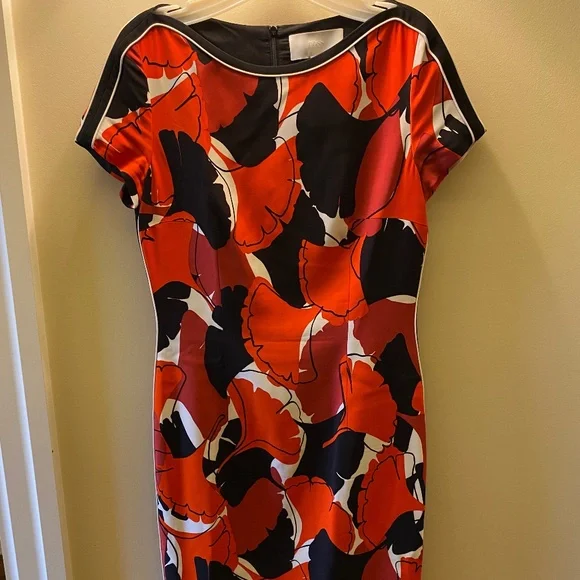 open lace back dress ALEXANDER MCQUEEN Size S Black Red Wool Plaid 3/4 Sleeves Knee-Length Dress   Sui Generis Designer Consignment